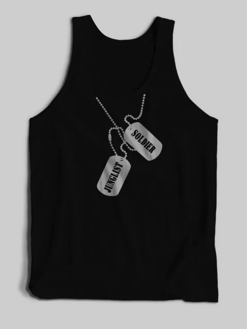 Junglist Soldier Tags Jungle Music Lover Womens Tank Top Vest