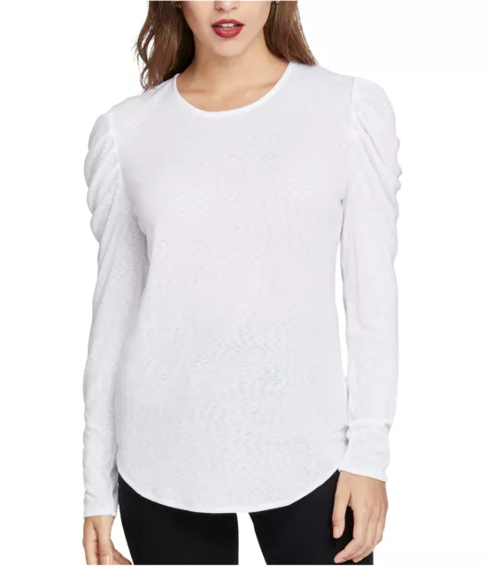 Rachel Roy Womens Gemima Pullover Blouse, White, Large