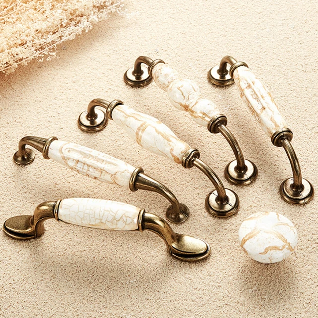 4 Pcs Cabinet Handle Wardrobe Handle Cabinet Drawer Pulls Cupboard 12