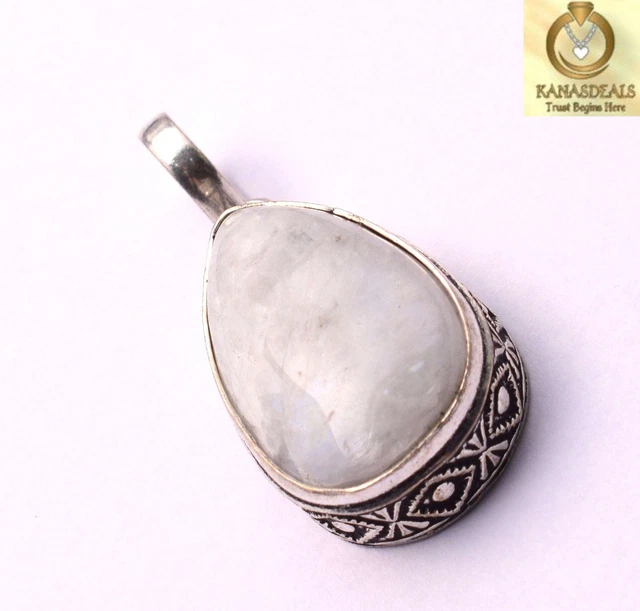 Rainbow Moonstone Plated Pendant Jewellery 12 GM Value-Priced @1.99-71401