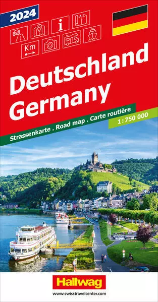 Deutschland 2024 Strassenkarte 1:750 000 | 2023 | deutsch