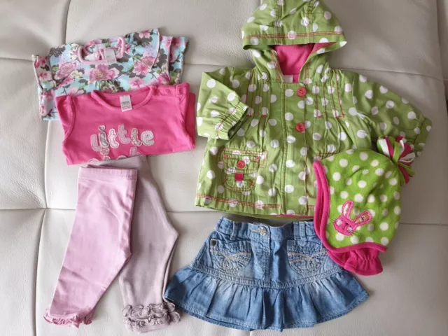 Baby Girl Clothes Bundle 3-6 Months NEXT Tops, Leggings, Jacket, Skirt