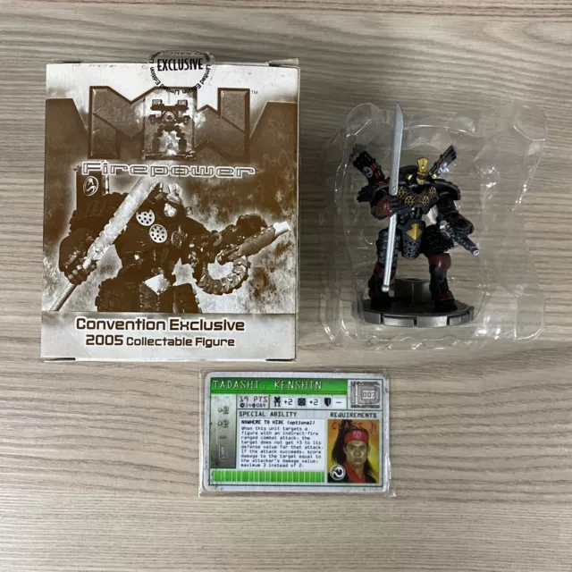 2005 Convention Esclusiva Mechwarrior Battletech Miniatura Da Collezione Wizkids