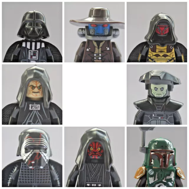 Star Wars 8 Action Figures Mini Models Toys Darth Vader Maul Kylo Ren Boba Fett