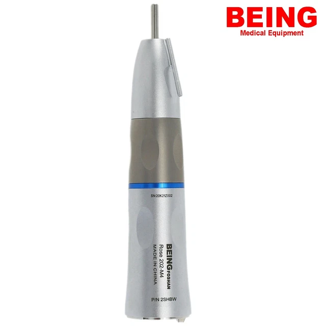 BEING Dental 1:1 LED Straight Surgical Handpiece Fiber Optic External Irrigation