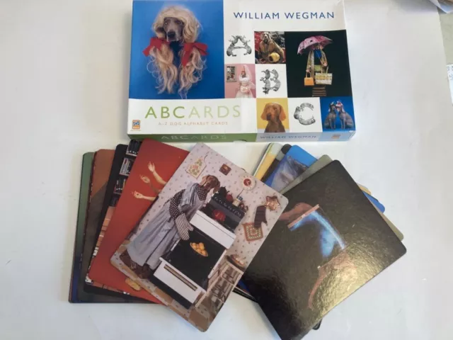 William Wegman Weimaraner Dog Alphabet Cards Buzart Toys