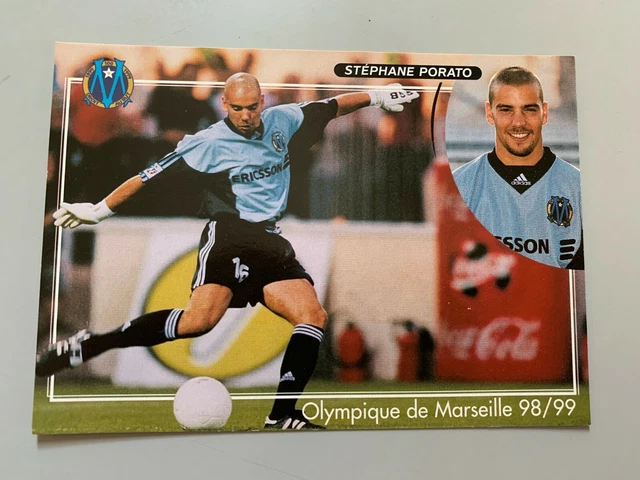 Carte Postale Vintage OM - Franck Leboeuf, Olympique De Marseille 2001-2002