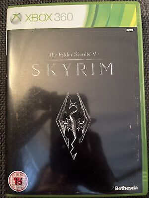 MICROSOFT XBOX 360, manuale & opera d'arte non solo gioco Il VECCHIO PERGAMENE V Skyrim 
