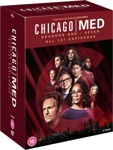 Chicago Med Complete Season 1-7 Collection Dvd Box Set 37 Disc New&Sealed