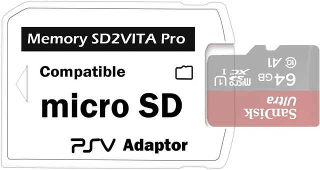 LEAGY ULTIMATE VERSION SD2Vita 5.0 Memory Card Adapter PS Vita