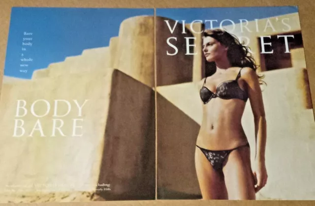 1999 print ad page - Barely There lingerie underwear panties GIRL