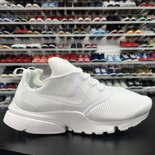 NIKE PRESTO FLY Triple White 908019 100 Mens Size 10 102.00