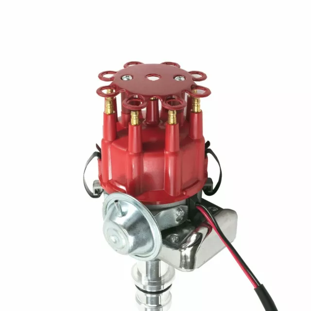 SBF Ford Small Block 289 302 R2R Distributor With Red Cap Ready 2 Run 2