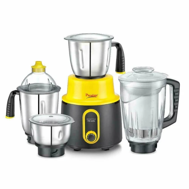 Neuf Prestige Delight Plus 750 W Mixeur Broyeur (Avec 3 Ss Pots Et 1 Presse Pot