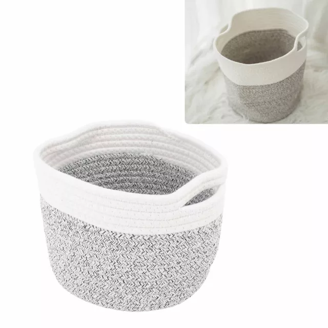 Foldable Laundry Basket Multipurpose Large Capacity Cotton Linen Woven 10674 HG