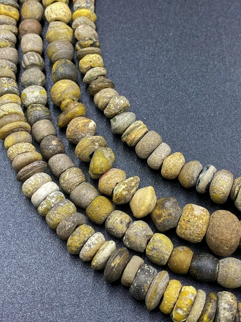 Old Beads Ancient Roman Glass Antiquities Jewelry Necklace 2