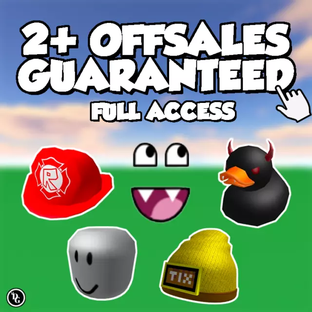 OG ROBLOX 1-10+ OFFSALES / LIMITEDS GUARANTEED, COOL ITEMS, SENT FAST TO  INBOX