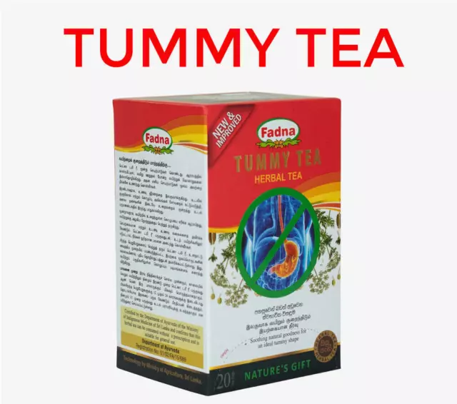 Fadna Tummy Tea | Herbal Tea | 15 Tea Bags | Weight Loss Supplements