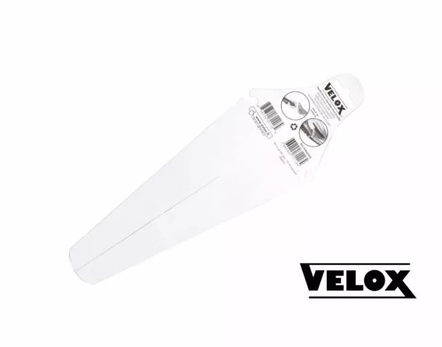 Velox Snap On Under Saddle Rear Mudguard - Clear