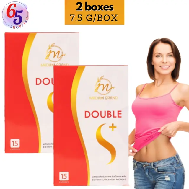 X 2 cajas Mujer Madame Double S Plus 1 caja 10 cápsulas caja roja blanca cintura S