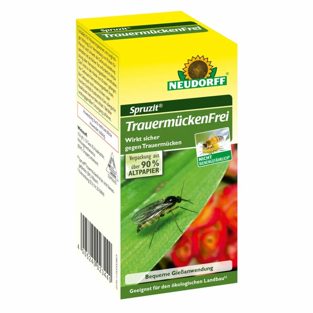 Neudorff Spruzit TrauermückenFrei – 30 Ml Gießmittel Mit Neem-Wirkstoff (Azadirachtin) – Gegen Trauermückenlarven, Für Topfpflanzen & Gewächshaus – Geeignet Für Bio-Anbau Neudorff Spruzit TrauermückenFrei – 30 Ml Gießmittel Mit Neem-Wirkstoff (Azadirachtin) – Gegen Trauermückenlarven, Für Topfpflanzen & Gewächshaus – Geeignet Für Bio-Anbau