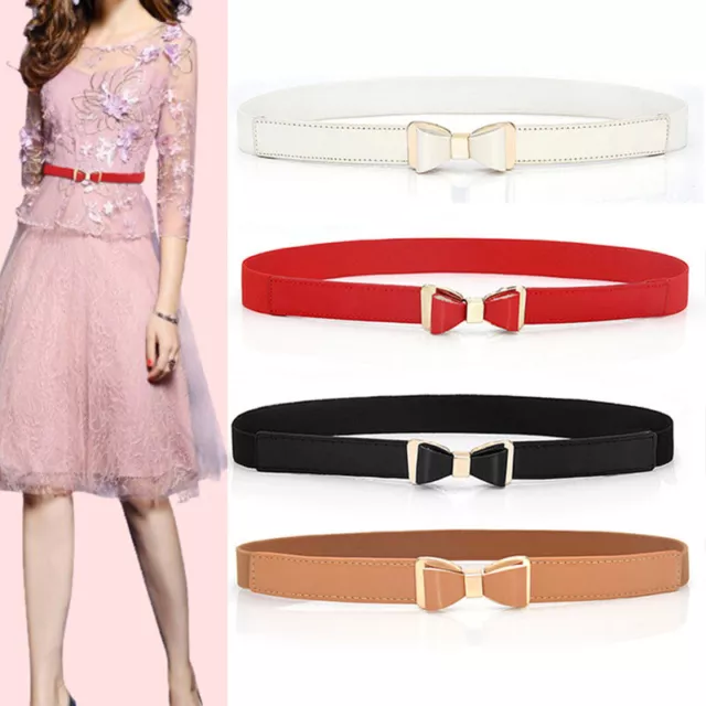 Cintura Donna Fiocco Elastico Fascione Girovita Catena Corsetto