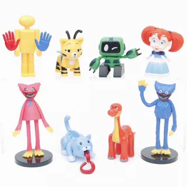 8pcs Huggy Wuggy Action Figure Poppy Playtime PVC Model Decor Xmas Toy Boy Gifts