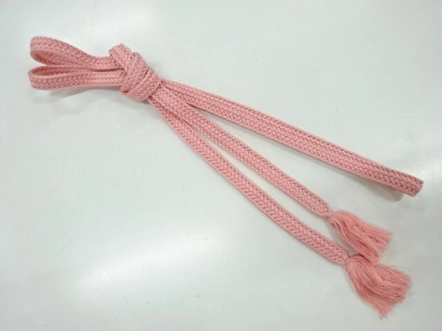 6141781: Japanese Kimono / Vintage Hand-Tied Obijime Cord