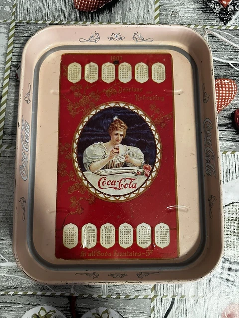 Vassoio Coca Cola – Riproduzione Calendario 1900