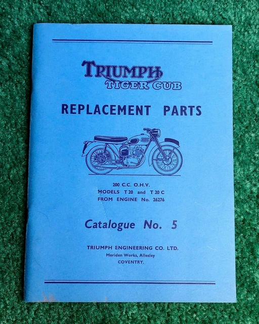 1958 triumph tiger cub