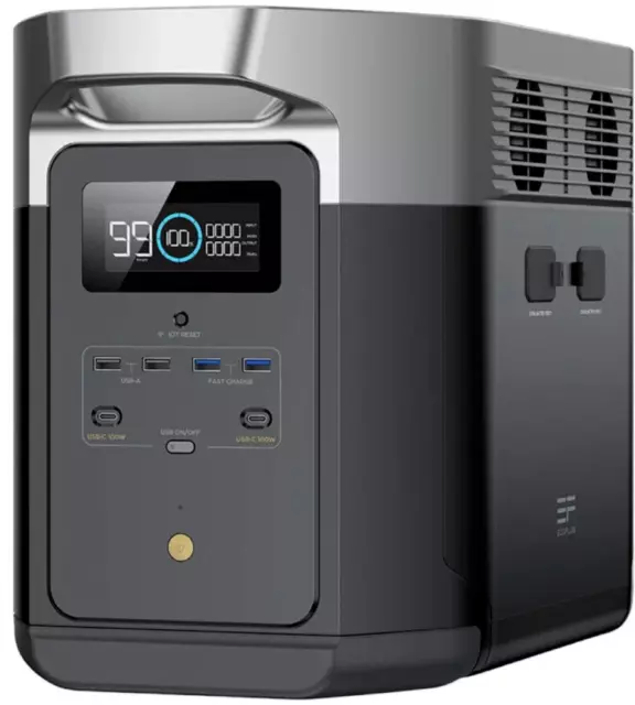 Generatore corrente portatile Power Station batteria al litio EcoFlow Delta MAX