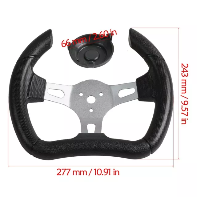 277 mm Go Kart Volante Fo Deportivo Drift Trike Carreras Go Cart Karting Golf 2