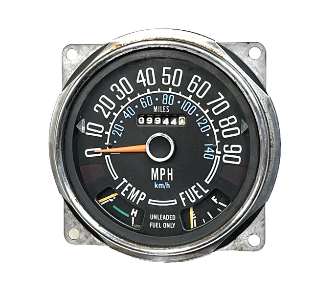 JEEP CJ FACTORY Speedometer CJ5 CJ7 CJ8 Fuel Temperature Gauge Odometer