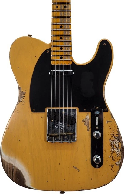 Fender Custom Shop '52 Telecaster Heavy Relic, Aged Nocaster Blonde