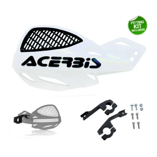 Acerbis Handguards Uniko Vented weiss 3 Motocross Handprotektoren