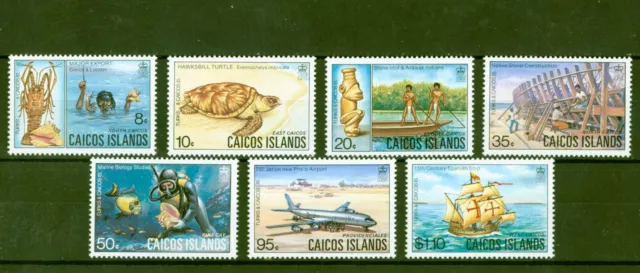 Islas Caicos 1983 - Tortuga langosta peces buceo Boeing 707 - No 15-21 **