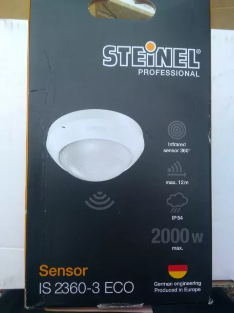 STEINEL détecteur de mouvement 360° - Professional Line IS 2360-3 ECO 24m blanc