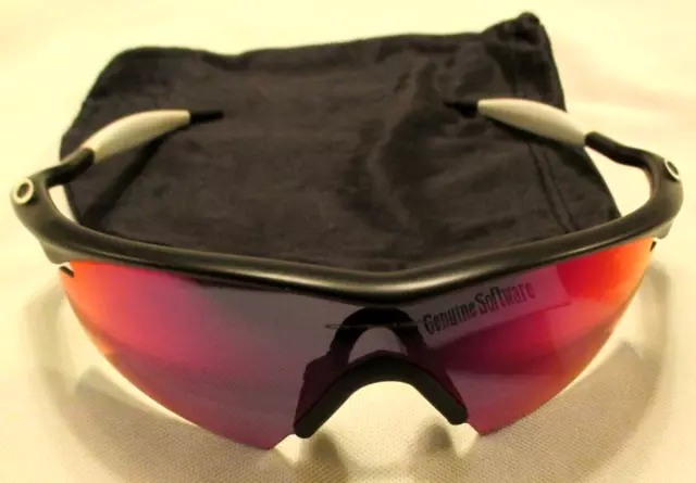 Oakley M Frame Pro Matte Black W Positive Red Strike Iridium No Hinge Sunglasses