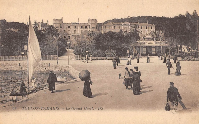 Carte Postale Ancienne Toulon Tamaris – Avenue De La Rouve, Var (83), Années 1900