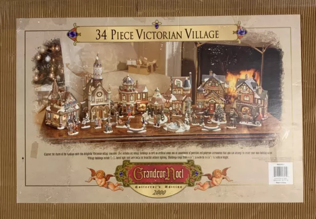 2000 Grandeur Noel Collector’s Edition 32/34 Victorian Village Set