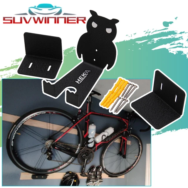 1 Set Bike Pedal Wall Mount Bicycle Storage Hanger Pedal Hook Durable Steel NEW