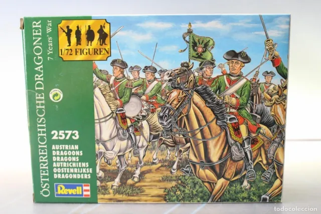 Revell 1:72 Soldatini Da Colorare Osterreichische Dragoner 7 Years War Art 2573