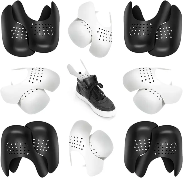 8 Pairs Shoe Crease Guard Protectors for Air Force Anti-Wrinkle Shoe Toe Box