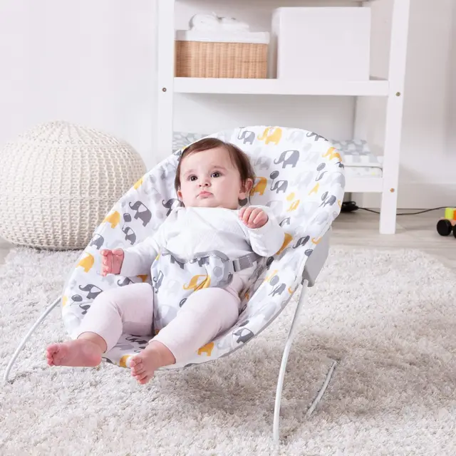 Red Kite Bambino Bouncer Bounce Chair with Elephant Pattern