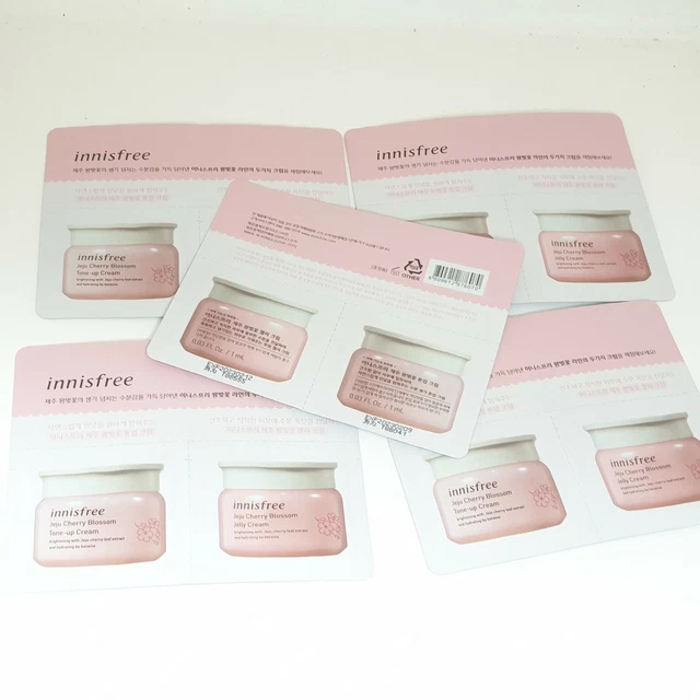 INNISFREE Jeju Cherry Blossom Tone up / Jelly Ctram 1mlx5ea Korean sample size