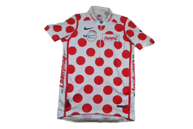 Maillot à points vélo rétro Nike Champion Tour de France 1998