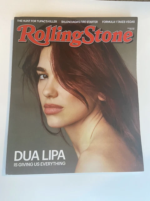 ROLLING STONE MAGAZINE February 2024 Issue 1384 Dua Lipa F1 In Vegas $9