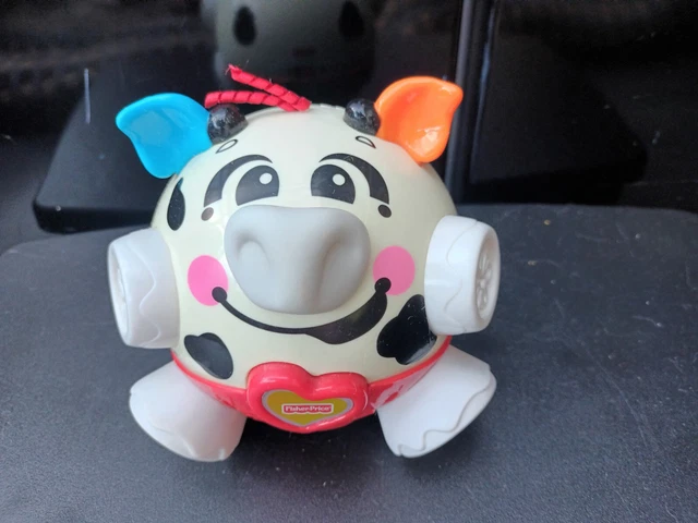 Fisher price bounce and giggle sales cow