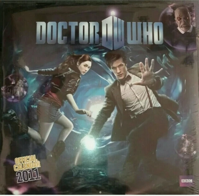 Calendario Doctor Who BBC Offical 2011 Matt Smith Karen Gillan NUOVO SIGILLATO