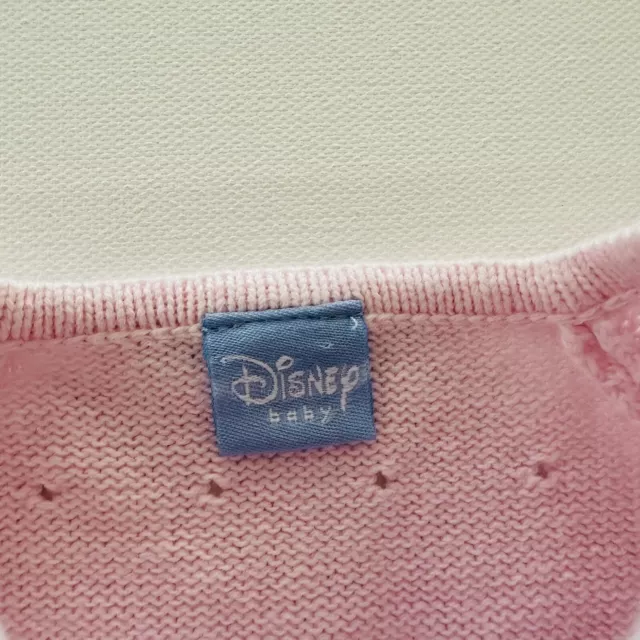 Disney Baby Girl 6 Months Pink Cardigan Sweater Winnie The Pooh 3